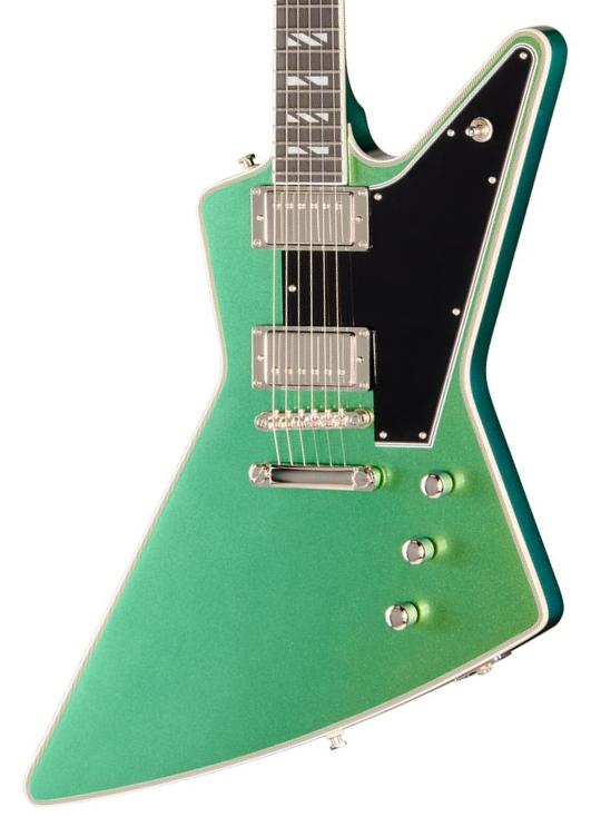 Metal elektrische gitaar Epiphone IBG Futura Explorer Custom - Dragonfly Shift