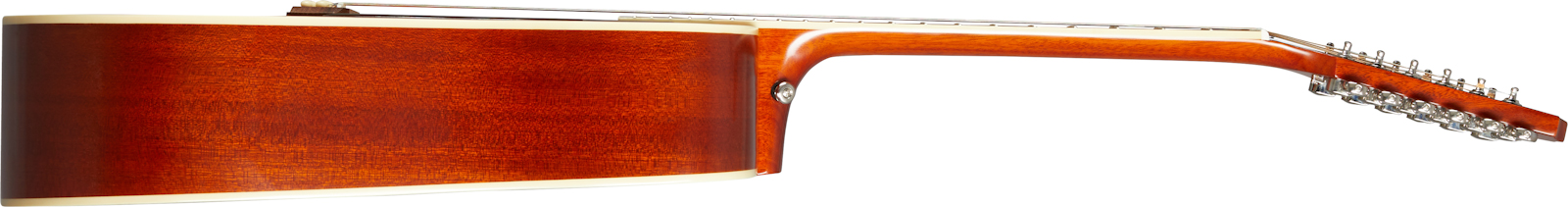 Epiphone Hummingbird 12-string Inspired By Gibson Dreadnought 12c Epicea Acajou Lau - Aged Cherry Sunburst - Elektro-akoestische gitaar - Variation 2