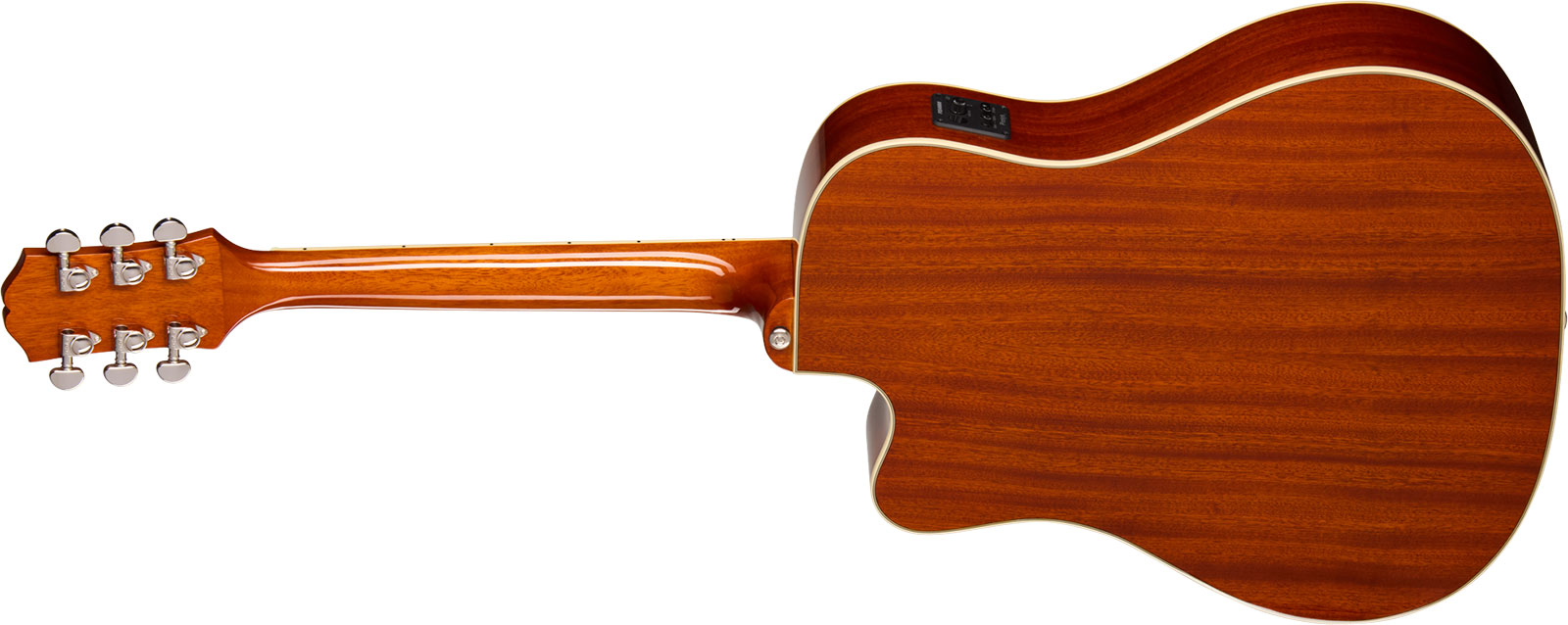 Epiphone Hummingbird Studio Ec Ibg Dreadnought Cw Epicea Acajou Rw - Heritage Cherry Sunburst - Folk gitaar - Variation 1