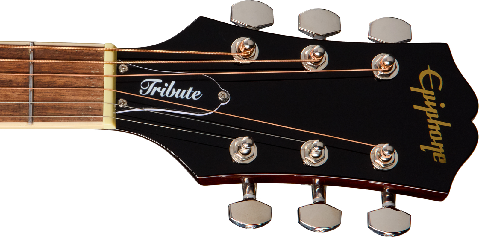 Epiphone Hummingbird Tribute Dreadnought Shsc Epicea Acajou Lau - Antique Natural - Folk gitaar - Variation 4