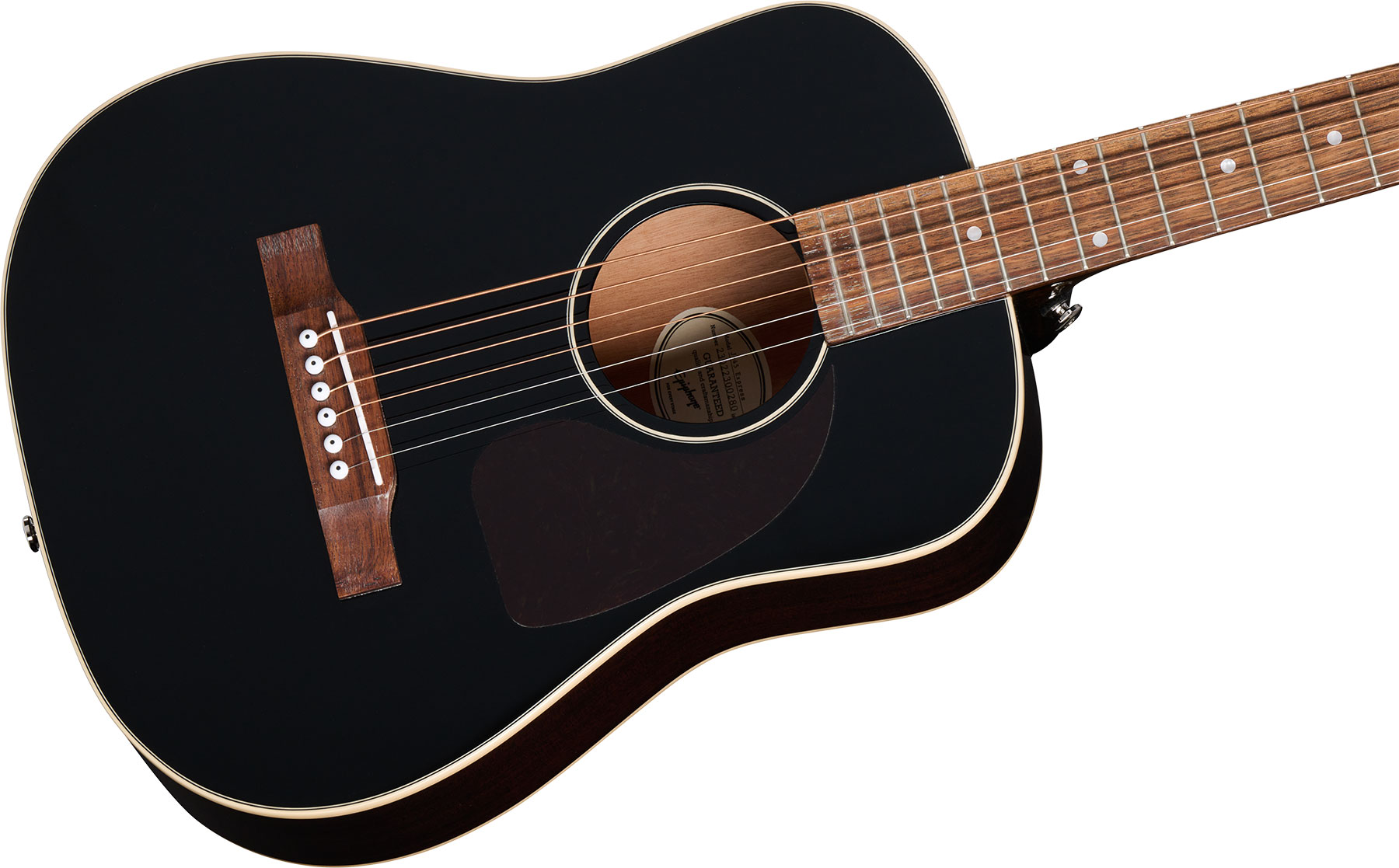 Epiphone J-45 Express Modern Dreadnought 7/8 Shsc Epicea Acajou Lau - Ebony - Volksgitaar - Variation 3