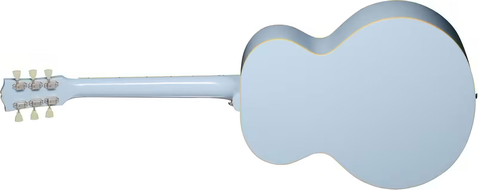 Epiphone J180 Ls Inspired By Jumbo Epicea Acajou Lau - Frost Blue - Volksgitaar - Variation 1