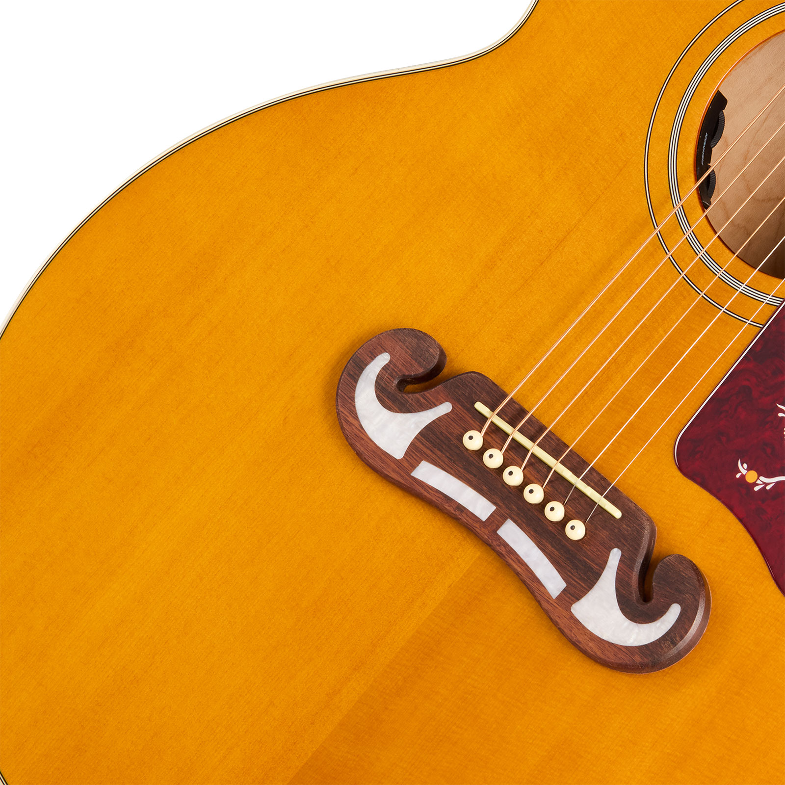 Epiphone J200 Studio Lh Gaucher Ibg Jumbo Epicea Acajou Rw - Natural - Folk gitaar - Variation 3