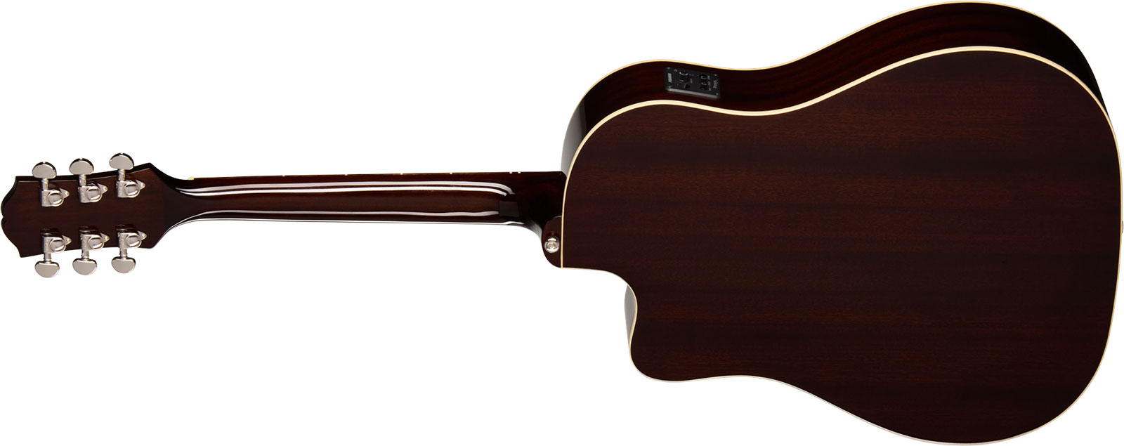 Epiphone J45 Studio Ec Ibg Dreadnought Cw Epicea Acajou Rw - Vintage Sunburst - Folk gitaar - Variation 1