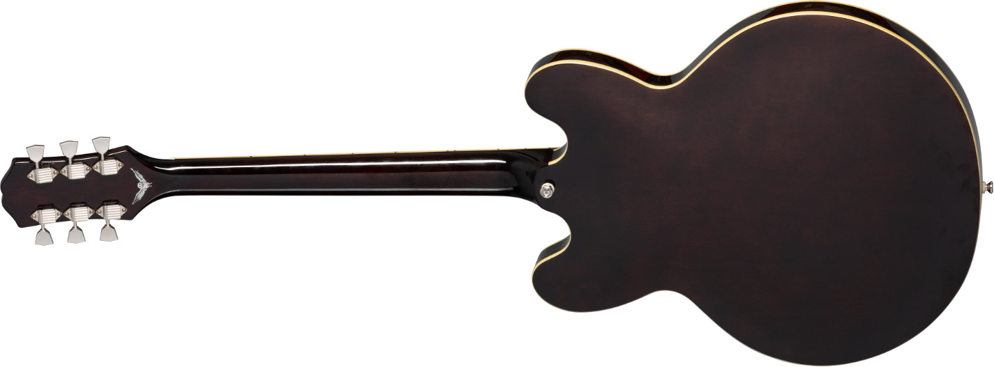Epiphone Jim James Es-335 2h Ht Lau - Seventies Walnut - Kenmerkende elektrische gitaar - Variation 1