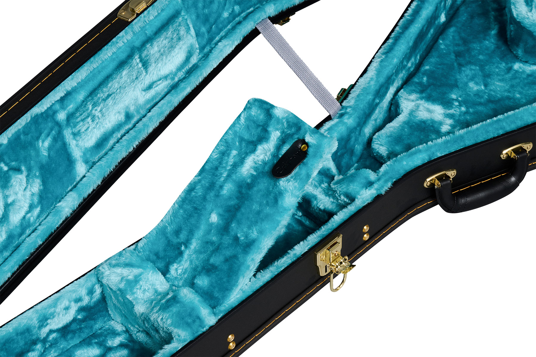 Epiphone Jimi Hendrix Flying V Love Drops Signature 2h Gibson Trem Lau - Ebony - Kenmerkende elektrische gitaar - Variation 6