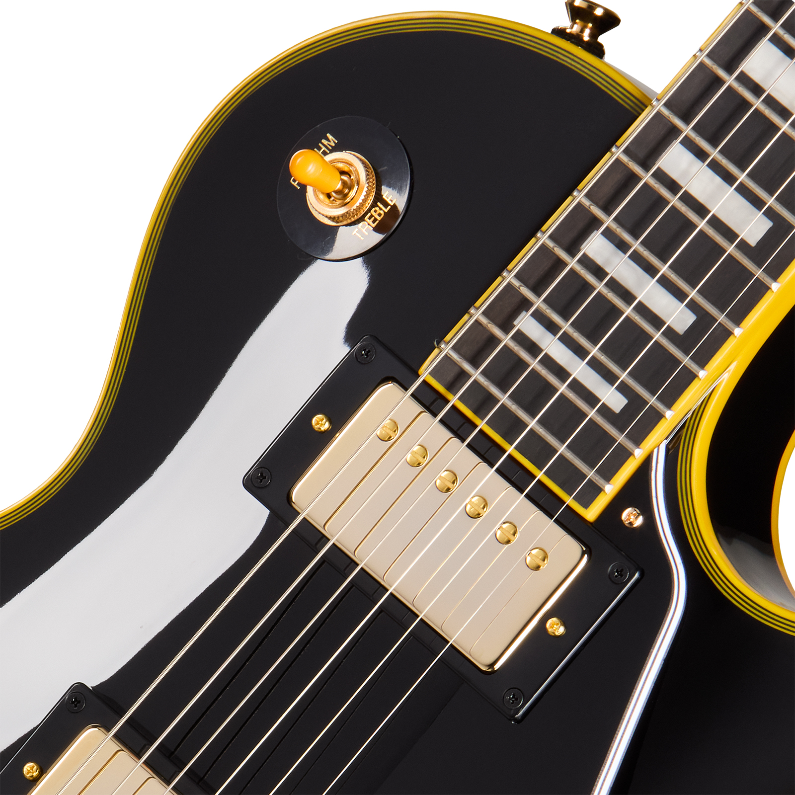 Epiphone Joe Bonamassa Les Paul Custom 1959 Bigsby Ltd Signature 2h Trem Ebo - Antique Ebony - Single cut gitaar - Variation 2