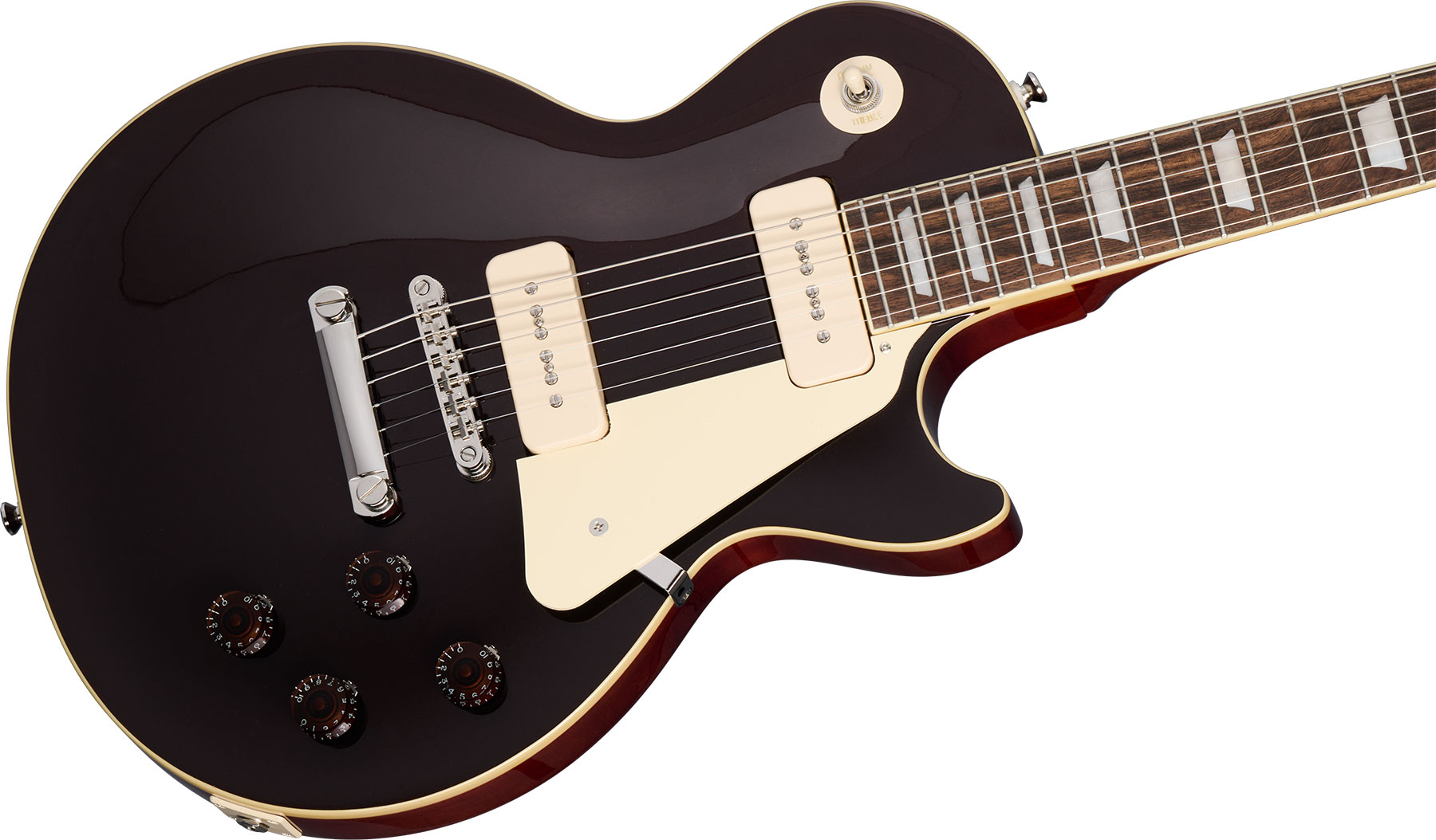 Epiphone Joe Bonamassa Les Paul Standard 1955 Signature 2s P90 Ht Lau - Copper Iridescent - Enkel gesneden elektrische gitaar - Variation 3