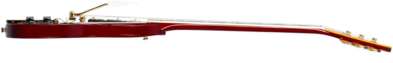 Epiphone Joe Bonamassa Sg Custom 1963 Signature 3h Trem Eb - Dark Wine Red - Kenmerkende elektrische gitaar - Variation 2