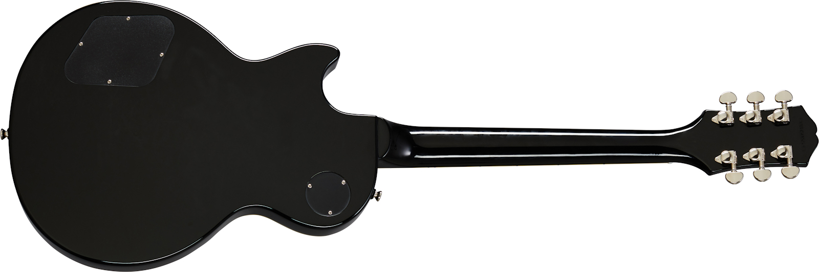 Epiphone Les Paul Classic Modern 2020 2h Ht Lau - Ebony - Enkel gesneden elektrische gitaar - Variation 1