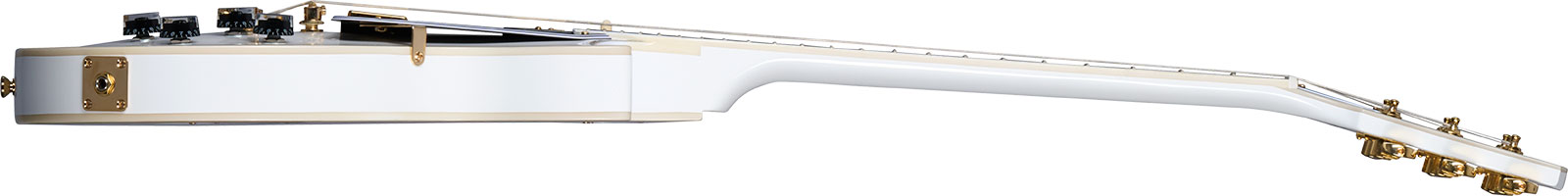 Epiphone Les Paul Custom Inspired By 2h Ht Eb - Alpine White - Enkel gesneden elektrische gitaar - Variation 2
