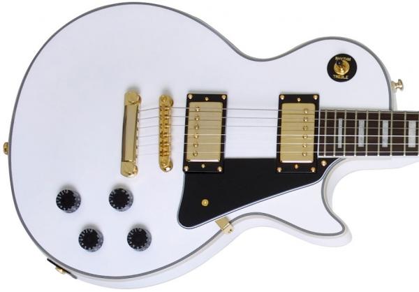 epiphone les paul custom white