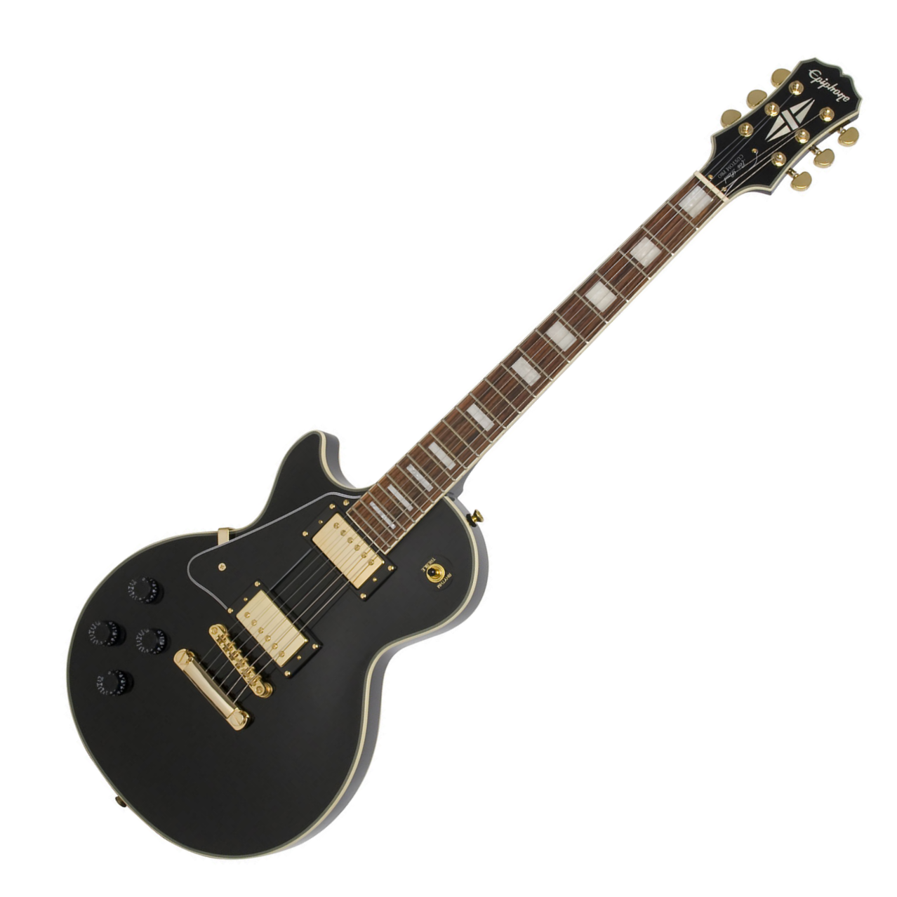 Epiphone Les Paul Custom Pro Lh Gaucher - Ebony - Linkshandige elektrische gitaar - Variation 5