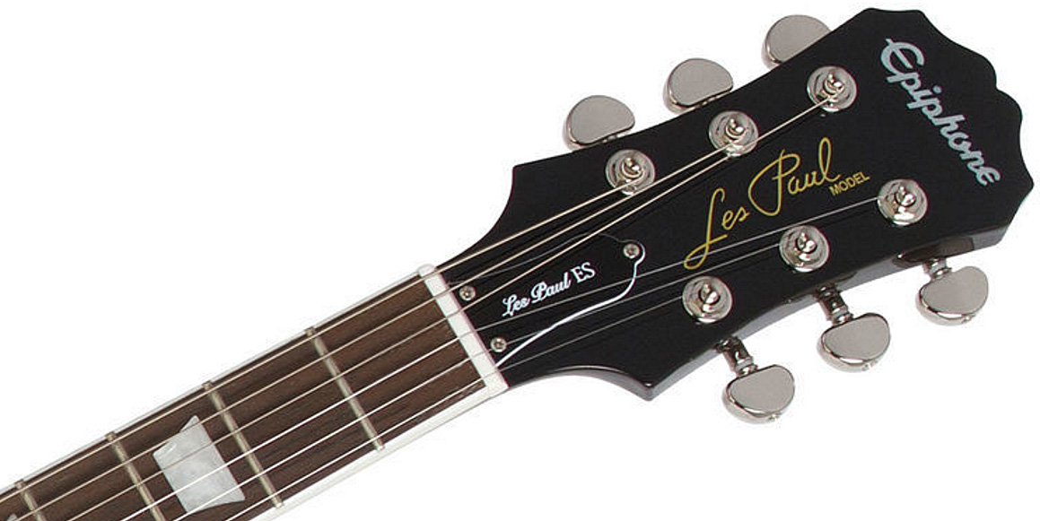 Epiphone Les Paul Es Pro 2016 - Trans Black - Semi hollow elektriche gitaar - Variation 4