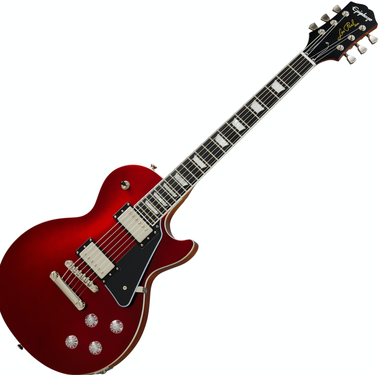 Epiphone Les Paul Modern 2h Ht Eb - Vintage Sparkling Burgundy - Enkel gesneden elektrische gitaar - Variation 3