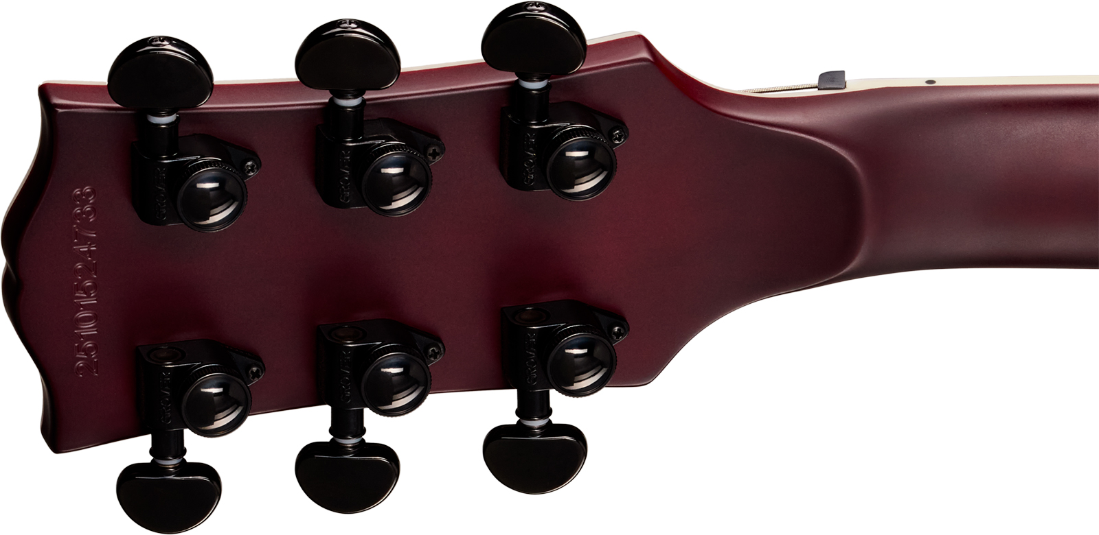 Epiphone Les Paul Prophecy Modern 2h Fishman Fluence Ht Eb - Crimson Fog Satin - Single cut gitaar - Variation 6