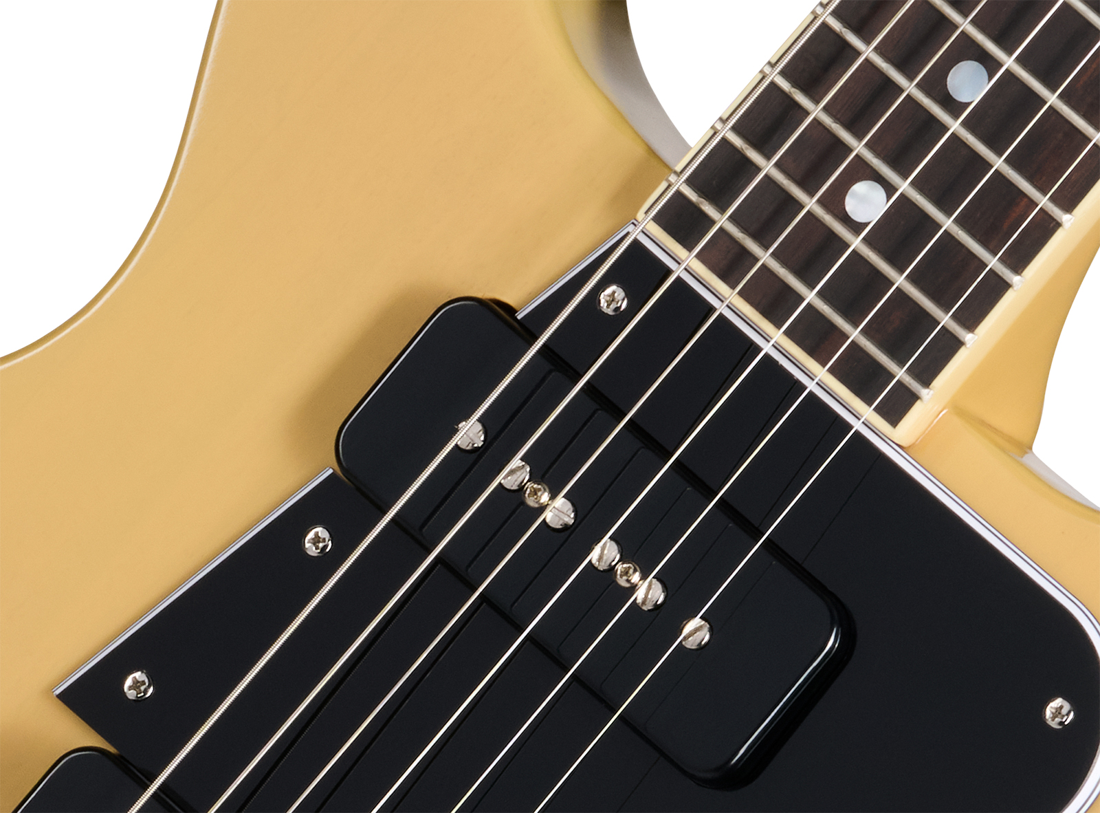 Epiphone Les Paul Special 1960 Dc Reissue Ins.by.g.c 2s P90 Gibson Ht Rw - Tv Yellow - Guitarra eléctrica de doble corte. - Variation 3