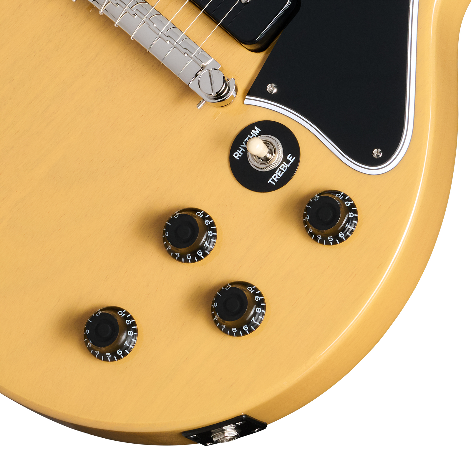 Epiphone Les Paul Special Double Cut Dc Ibg 2s P90 Ht Rw - Tv Yellow - Double cut gitaar - Variation 3