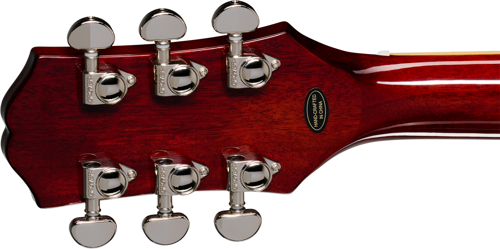 Epiphone Les Paul Special Double Cut Figured Ibg Dc 2s P90 Ht Rw - Bourbon Burst - Double cut gitaar - Variation 4