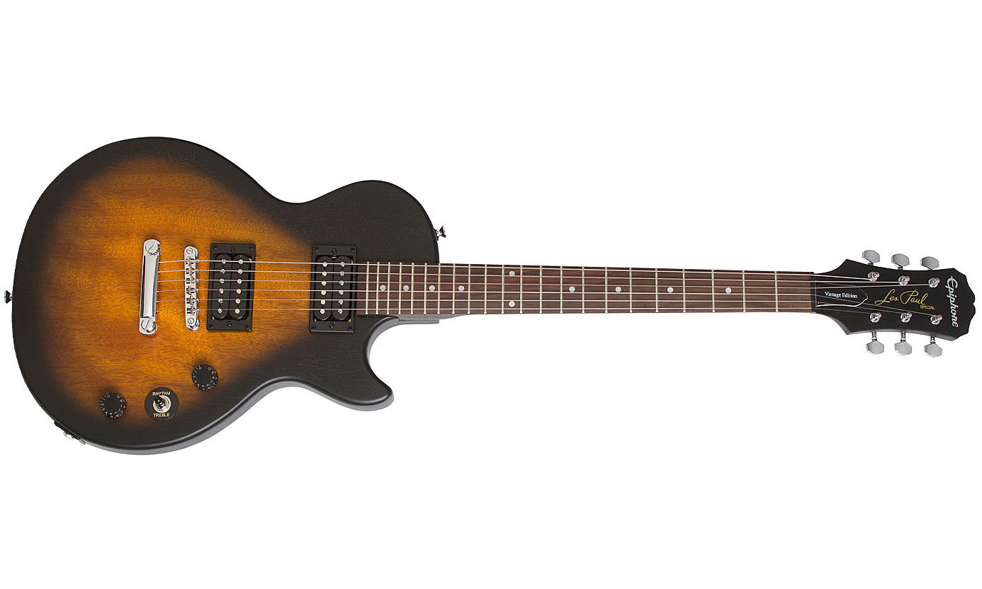 Epiphone Les Paul Special Ve 2016 - Vintage Worn Vintage Sunburst - Enkel gesneden elektrische gitaar - Variation 1