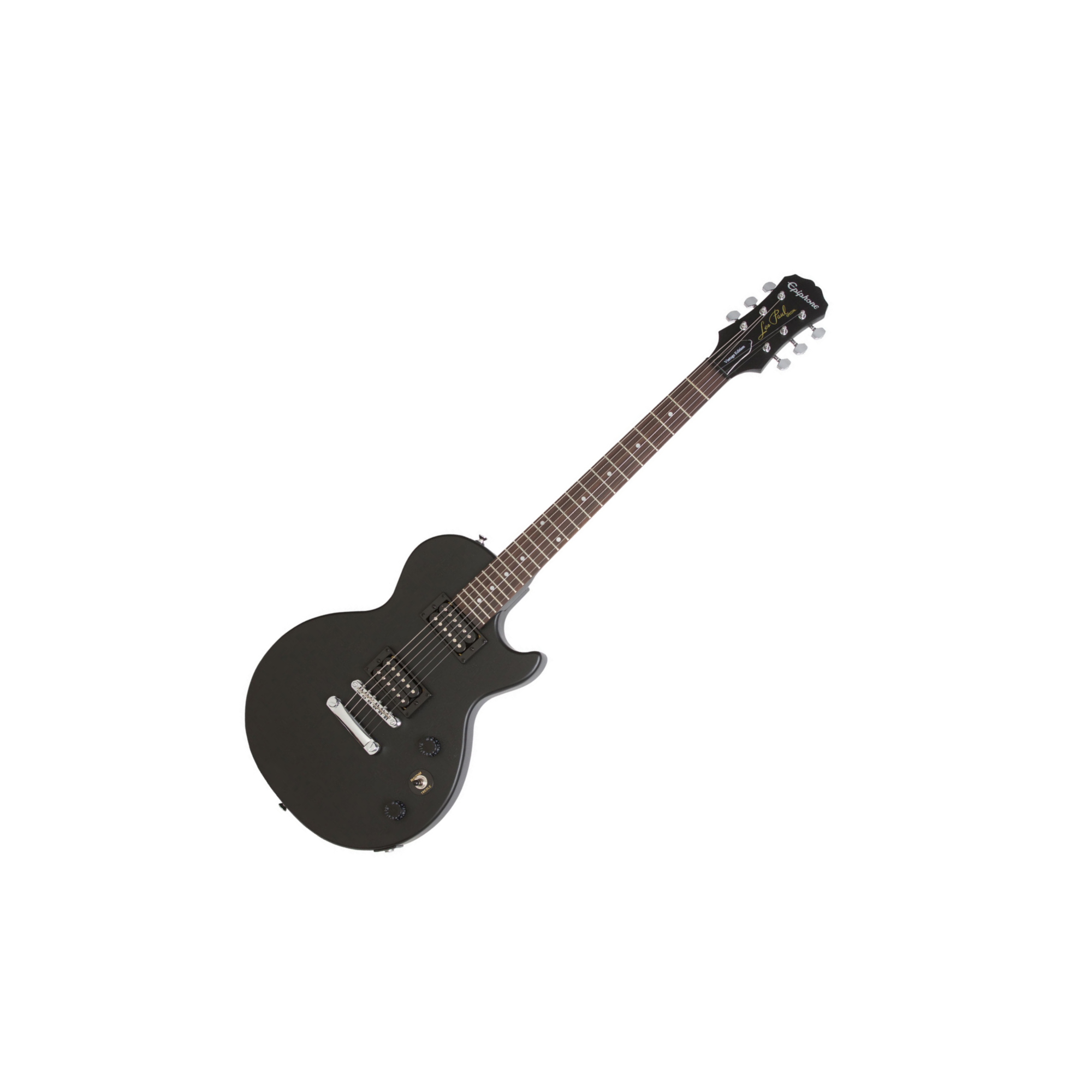 Epiphone Les Paul Special Ve 2016 - Vintage Worn Ebony - Enkel gesneden elektrische gitaar - Variation 4