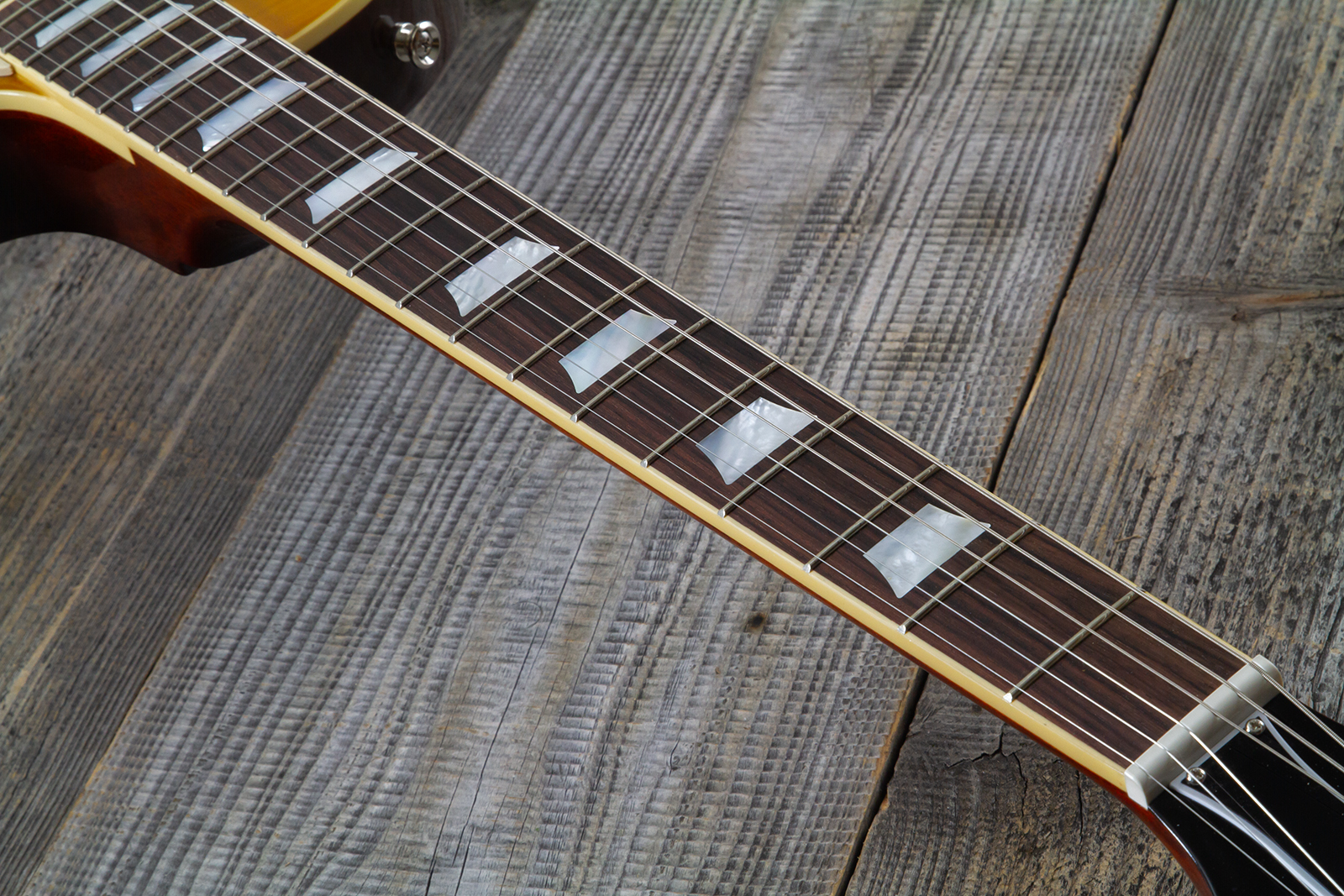 Epiphone Les Paul Standard 1959 Reissue Igc 2h Gibson Ht Rw - Lemon Burst - Single cut gitaar - Variation 9