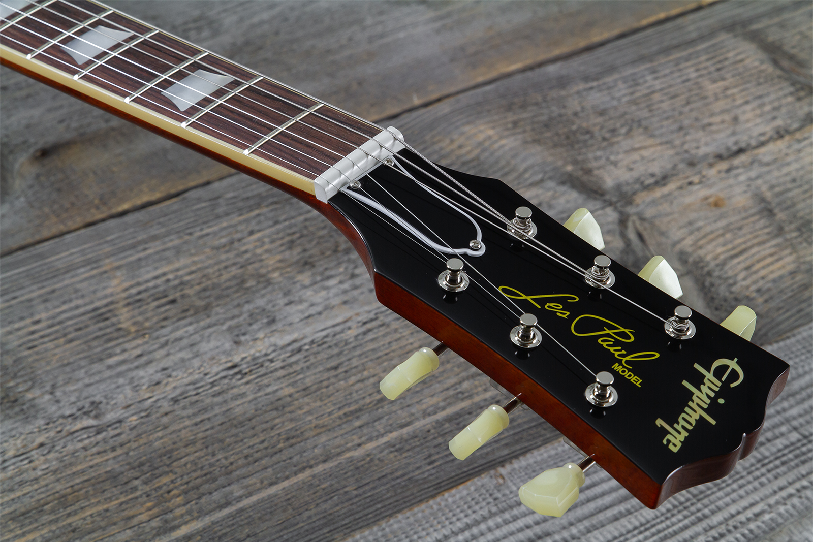 Epiphone Les Paul Standard 1959 Reissue Igc 2h Gibson Ht Rw - Lemon Burst - Single cut gitaar - Variation 10