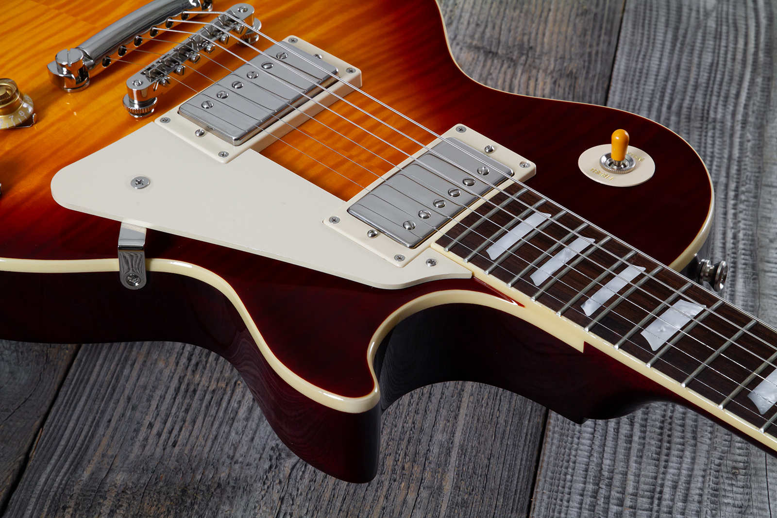 Epiphone Les Paul Standard 1959 Reissue Igc 2h Gibson Ht Rw - Sunburst Fade - Single cut gitaar - Variation 4