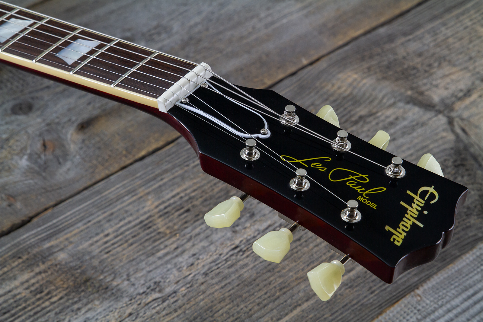 Epiphone Les Paul Standard 1959 Reissue Igc 2h Gibson Ht Rw - Sunburst Fade - Single cut gitaar - Variation 6