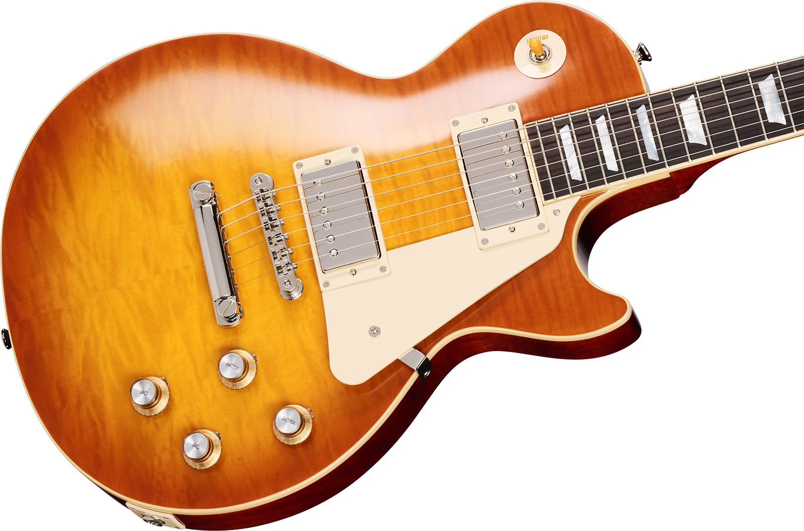 Epiphone Les Paul Standard 1960 Reissue Ins.by.g.c 2h Gibson Ht Rw - Iced Tea Burst - Enkel gesneden elektrische gitaar - Variation 3