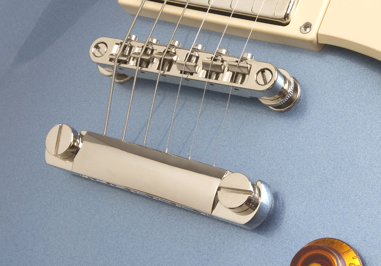 Epiphone Les Paul Standard Hh Ht Pf - Pelham Blue - Enkel gesneden elektrische gitaar - Variation 2