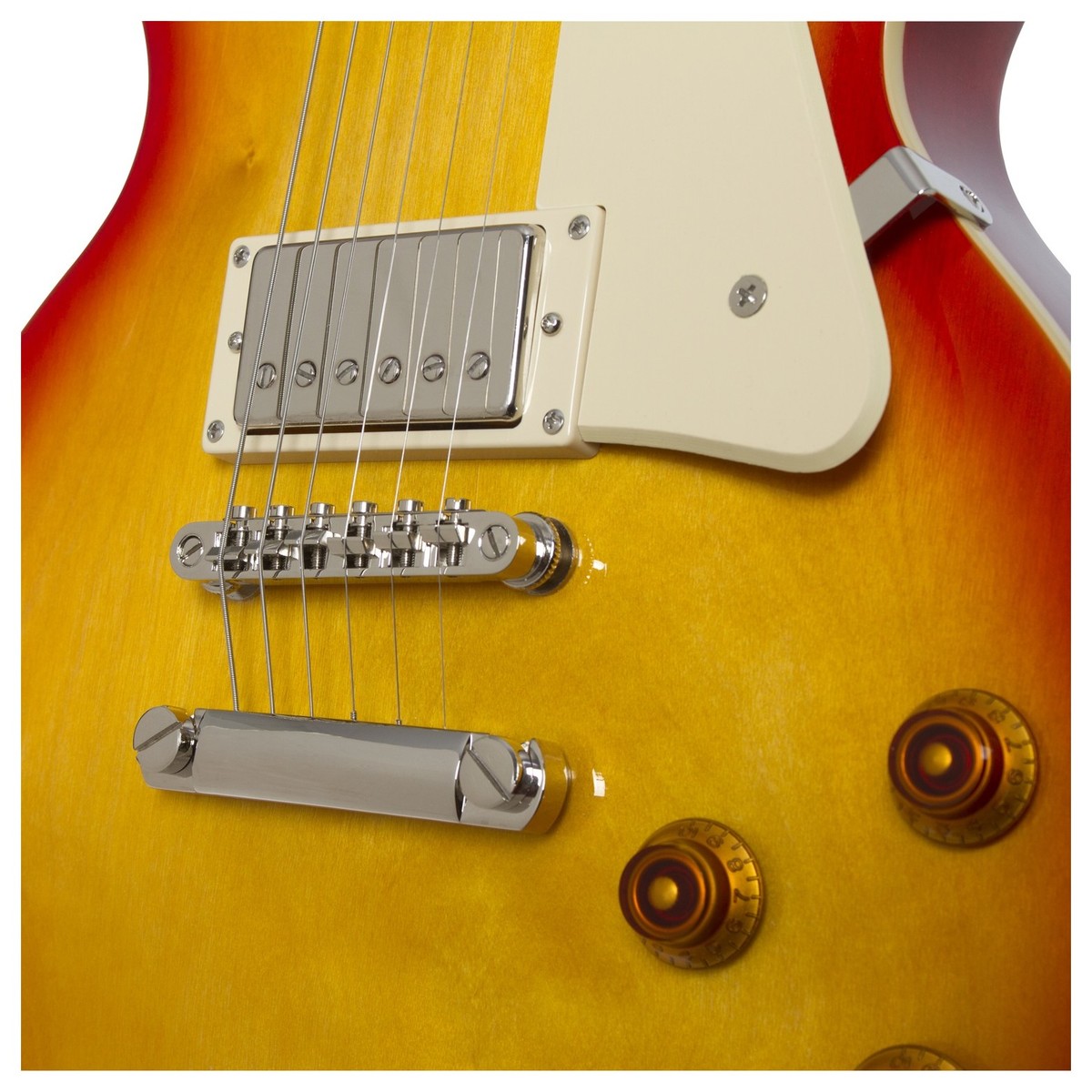 Epiphone Les Paul Standard Hh Ht Pf - Faded Cherry Sunburst - Enkel gesneden elektrische gitaar - Variation 3