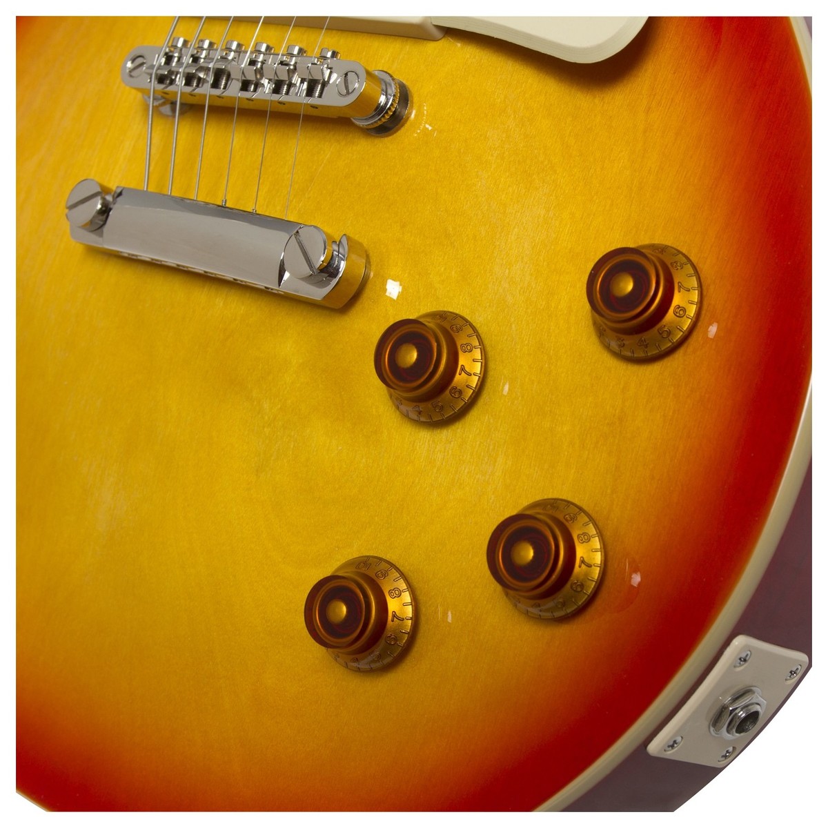 Epiphone Les Paul Standard Hh Ht Pf - Faded Cherry Sunburst - Enkel gesneden elektrische gitaar - Variation 4