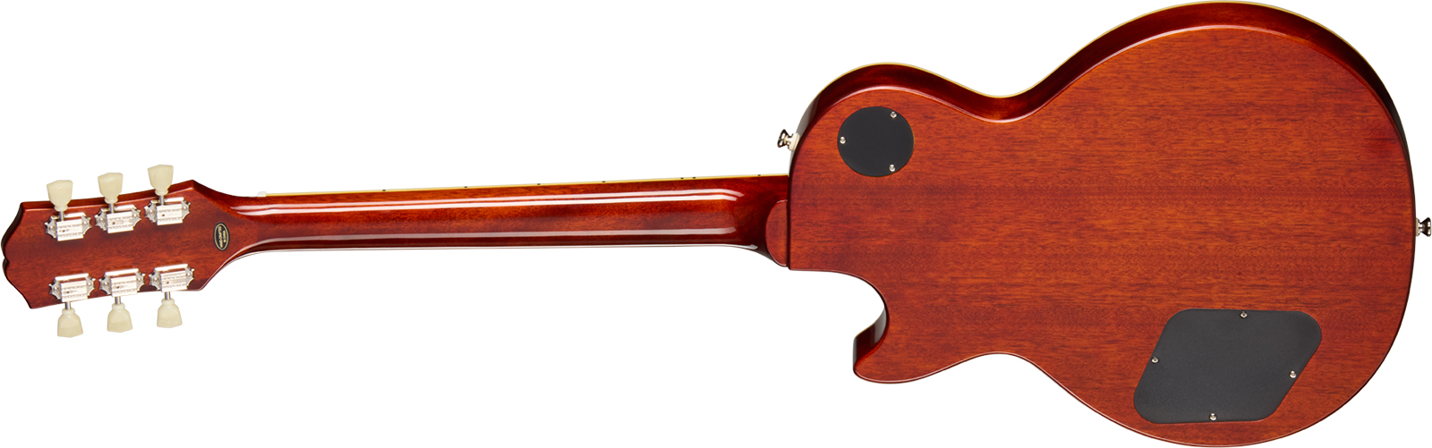 Epiphone Les Paul Standard 50s Figured Ibg Original 2h Ht Rw - Washed Cherry Sunburst - Single cut gitaar - Variation 1