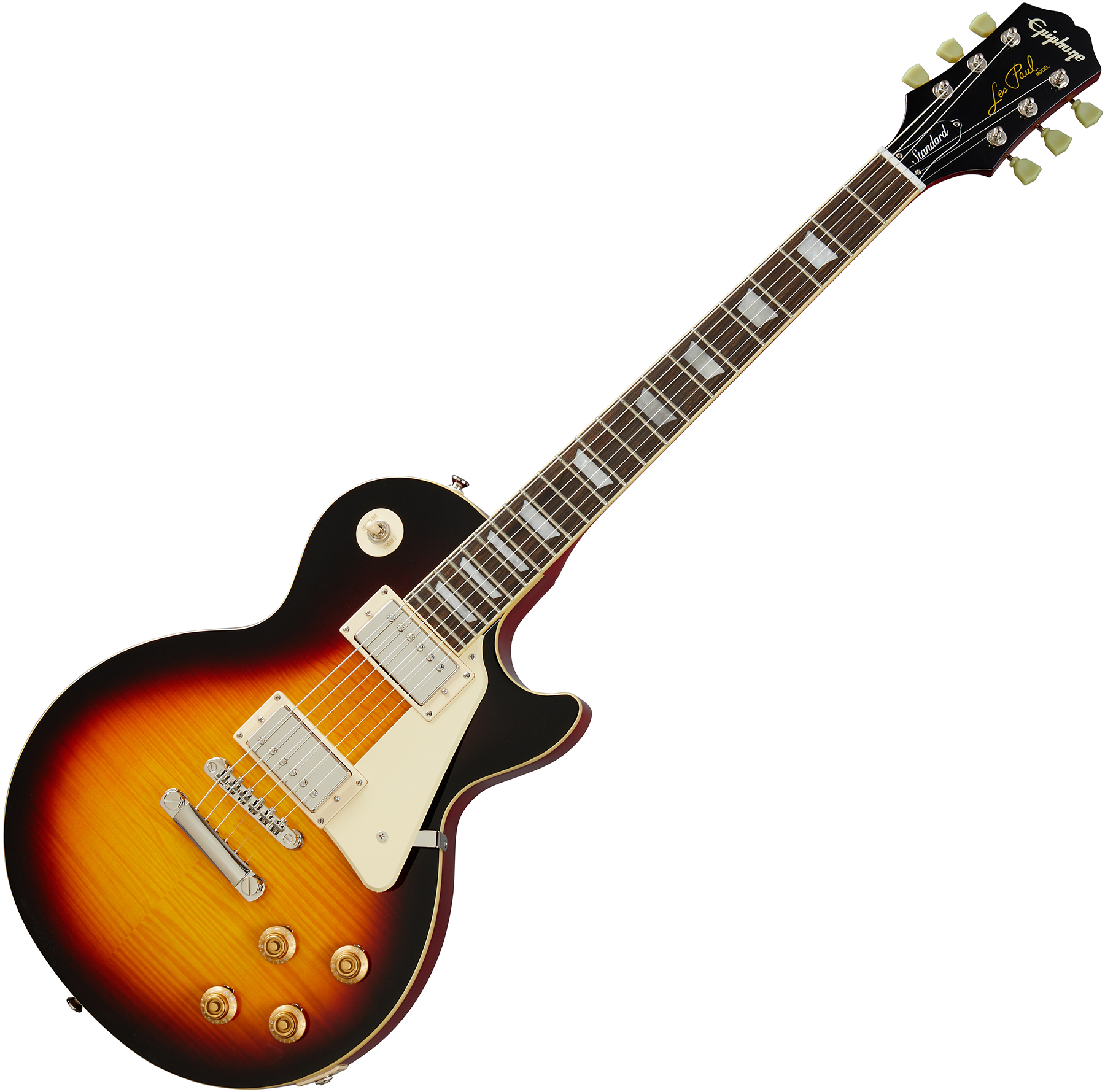 Epiphone Les Paul Standard 50s 2h Ht Rw - Vintage Sunburst - Enkel gesneden elektrische gitaar - Variation 1