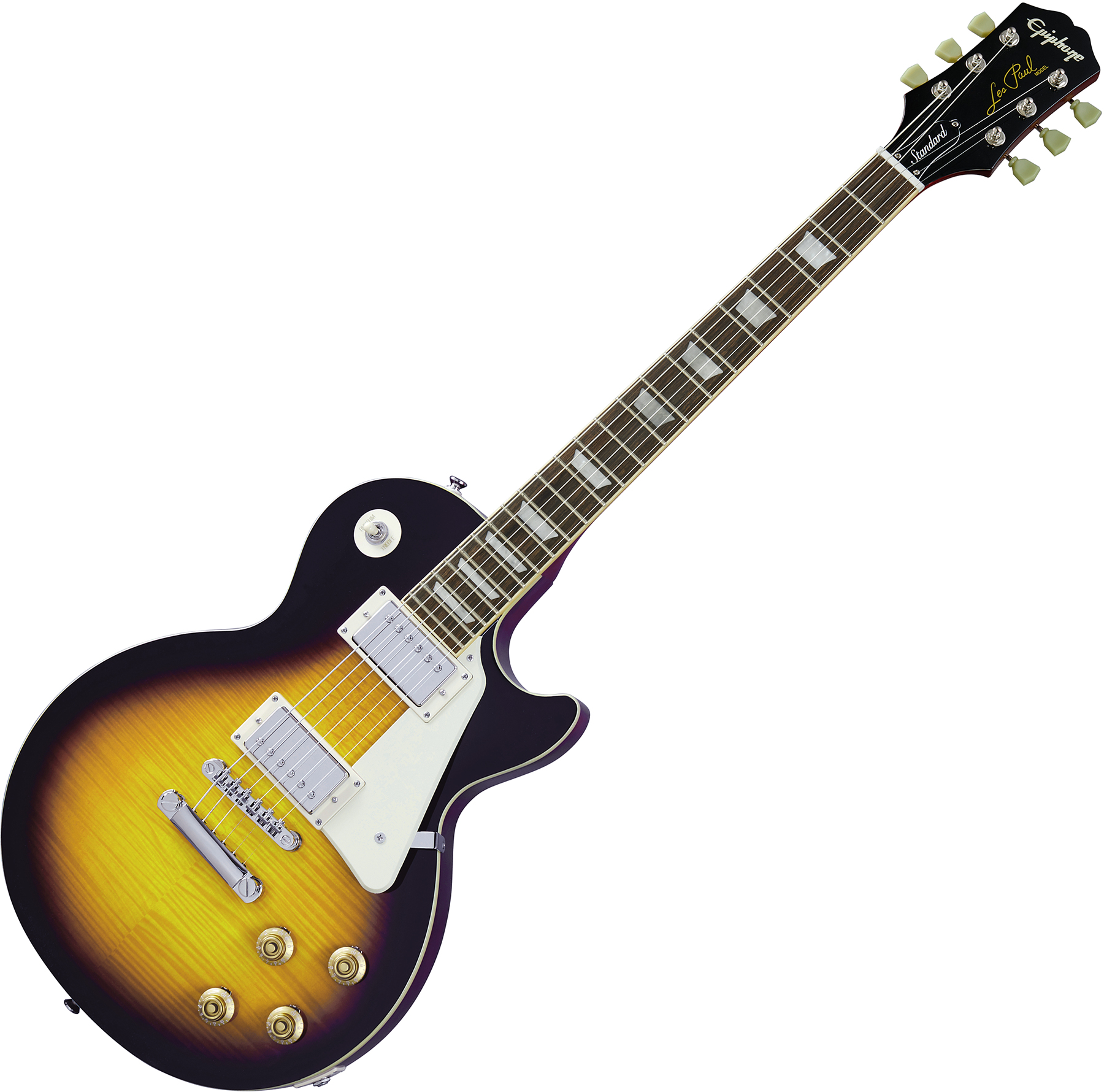 Epiphone Les Paul Standard 50s 2h Ht Rw - Vintage Sunburst - Enkel gesneden elektrische gitaar - Variation 3