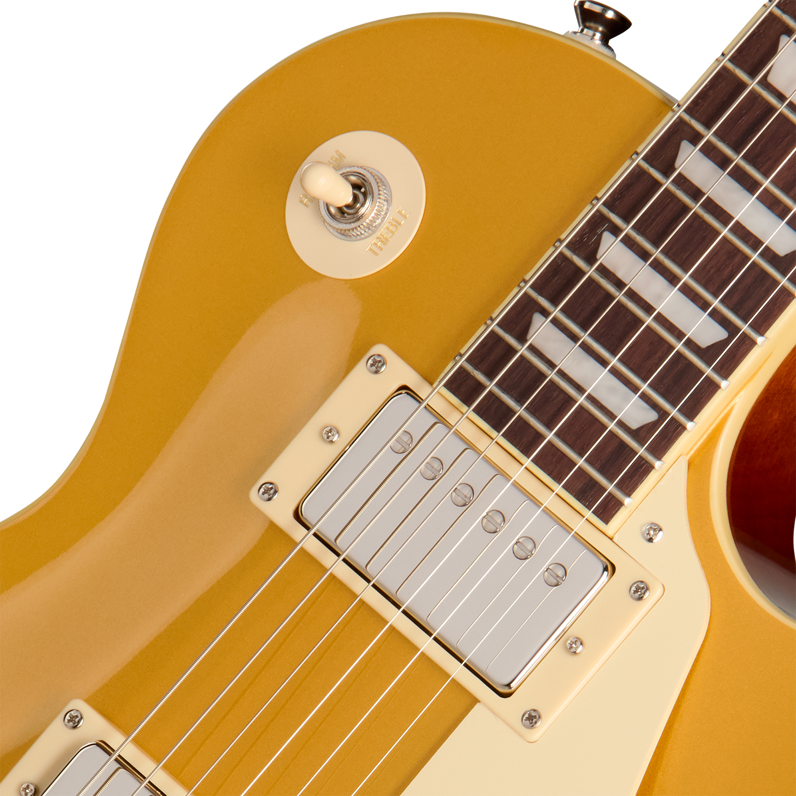 Epiphone Les Paul Standard 50s Ibg Original 2h Ht Rw - Goldtop - Single cut gitaar - Variation 2