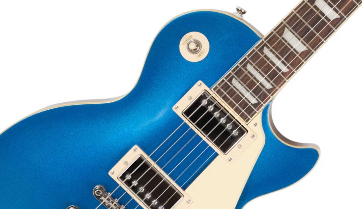 Epiphone Les Paul Standard 60s Ltd Ibg Original 2h Ht Lau - Candy Blue Metallic - Single cut gitaar - Variation 2