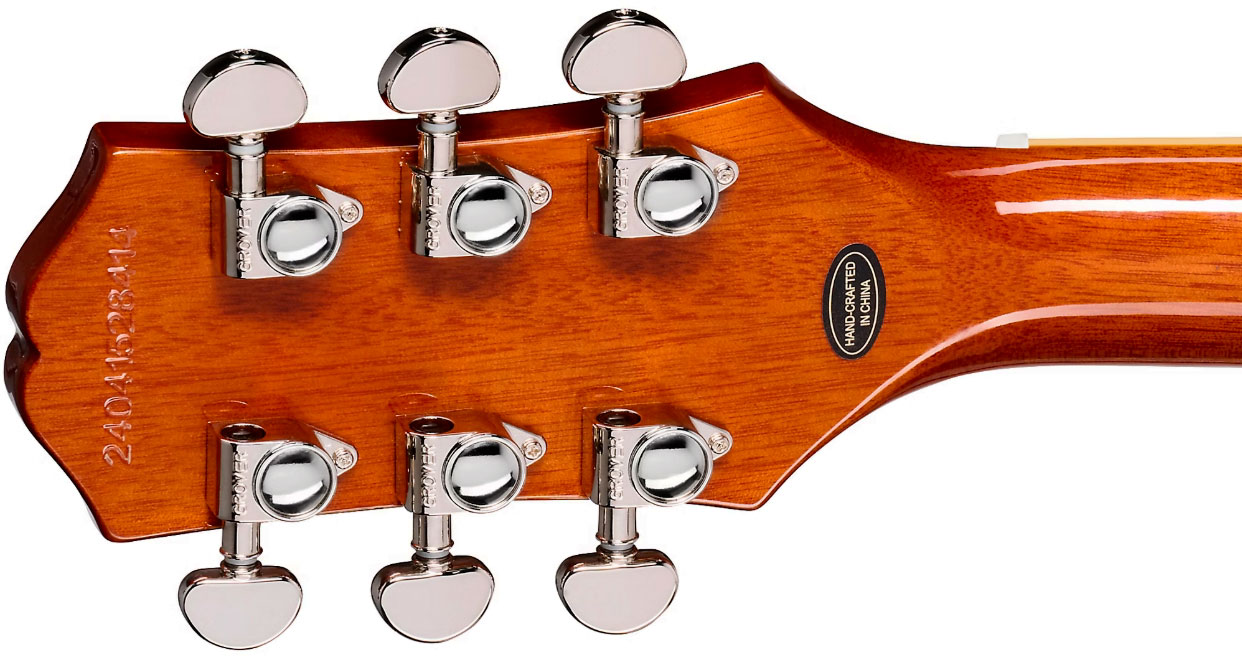 Epiphone Les Paul Standard 60s Quilt Top Ltd Ibg Original 2h Ht Lau - Washed Cherry Sunburst - Single cut gitaar - Variation 2