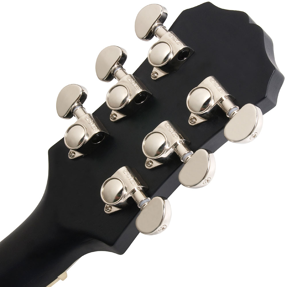 Epiphone Les Paul Standard 2018 Hh Ht Pf - Ebony - Enkel gesneden elektrische gitaar - Variation 3