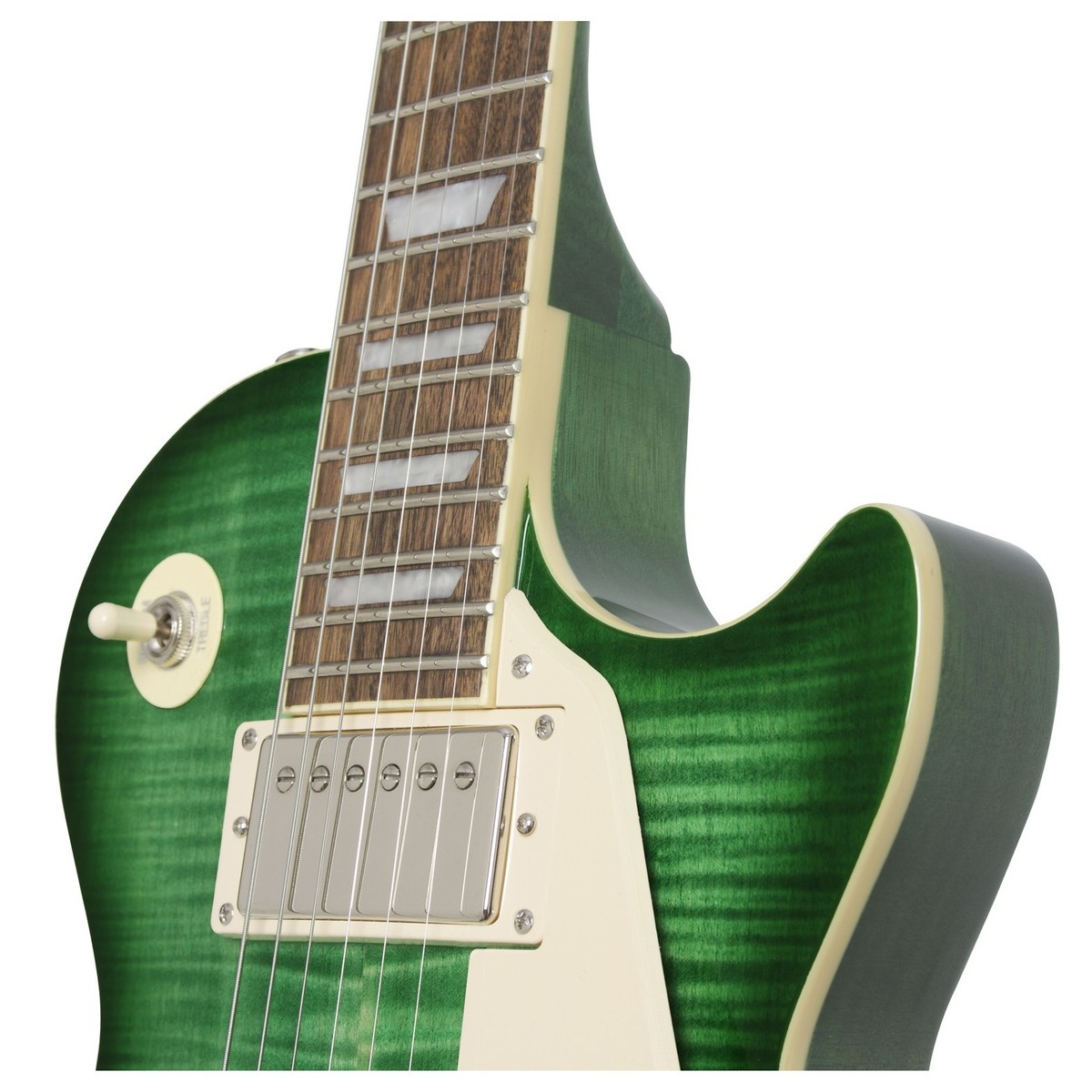 Epiphone Les Paul Standard Plus Top Pro 2018 Hh Ht Pf - Green Burst - Enkel gesneden elektrische gitaar - Variation 2