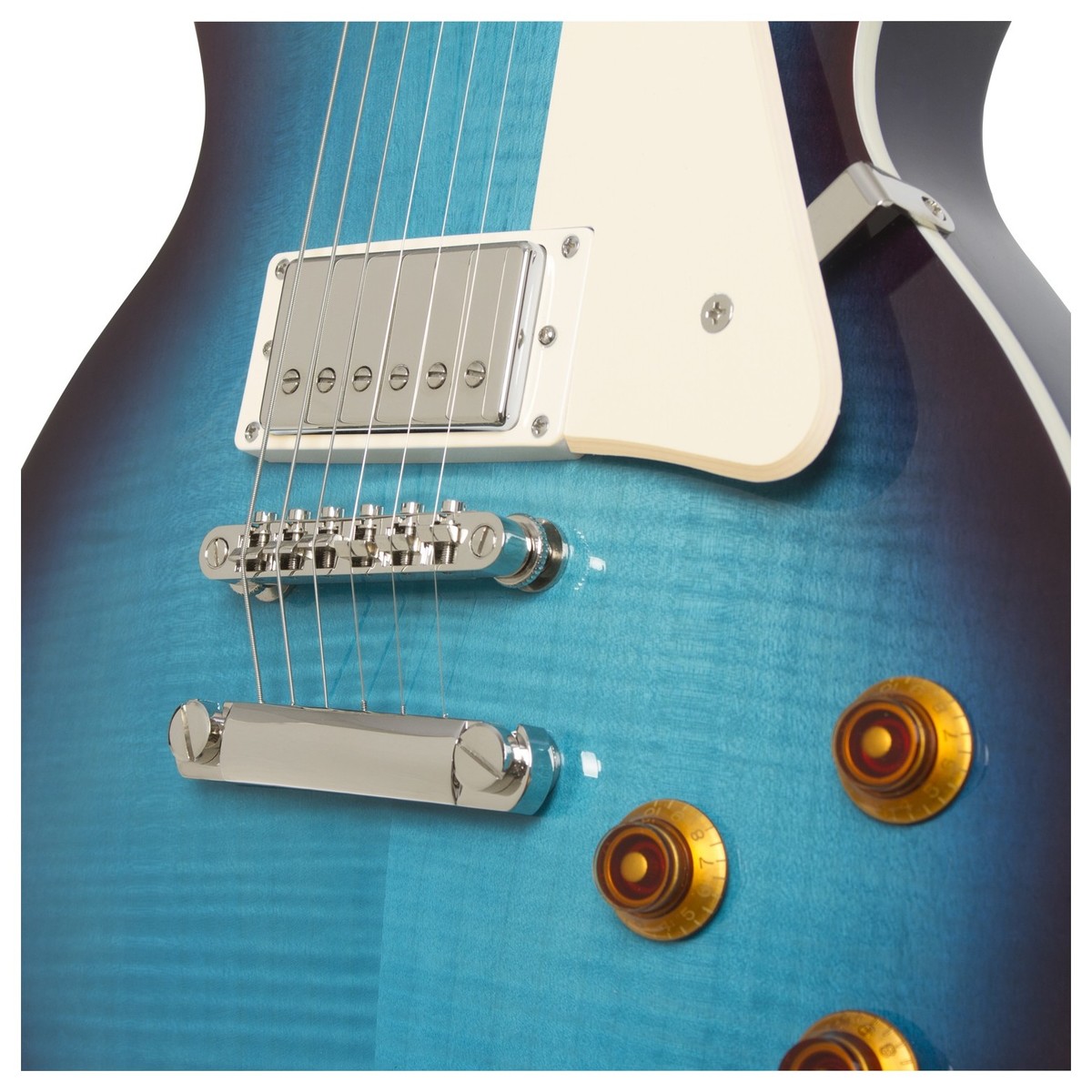 Epiphone Les Paul Standard Plus Top Pro Hh Ht Pf - Blueberry Burst - Enkel gesneden elektrische gitaar - Variation 3