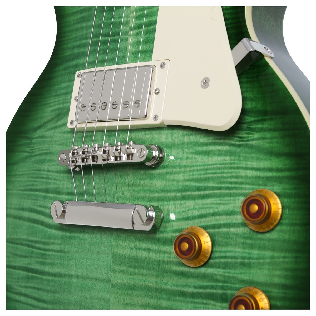 Epiphone Les Paul Standard Plus Top Pro 2018 Hh Ht Pf - Green Burst - Enkel gesneden elektrische gitaar - Variation 3