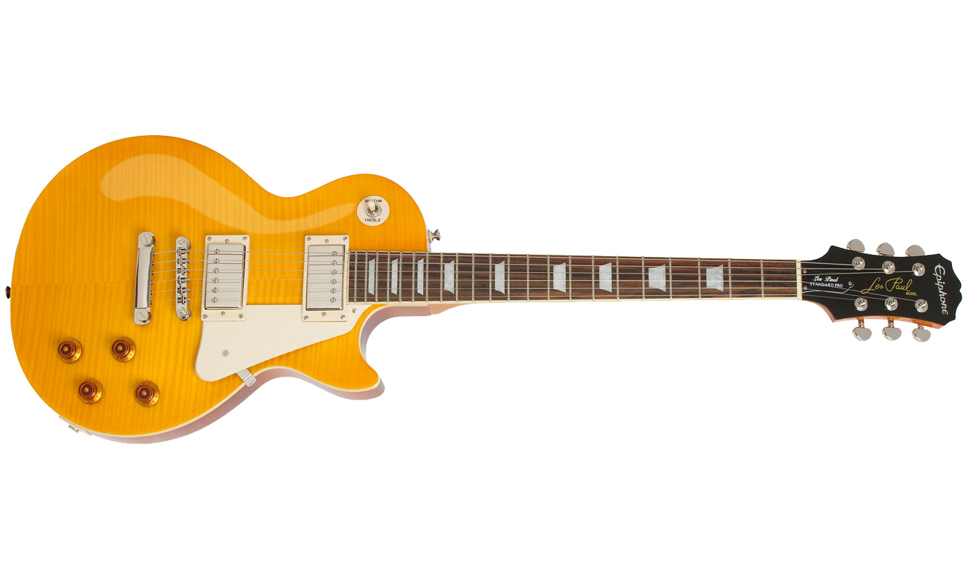 Epiphone Les Paul Standard Plus Top Pro Ltd Ch - Antique Natural - Enkel gesneden elektrische gitaar - Variation 2