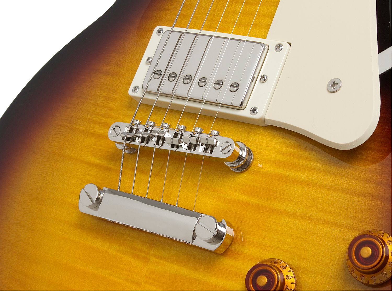 Epiphone Les Paul Standard Plus Top Pro Ch - Vintage Sunburst - Enkel gesneden elektrische gitaar - Variation 3