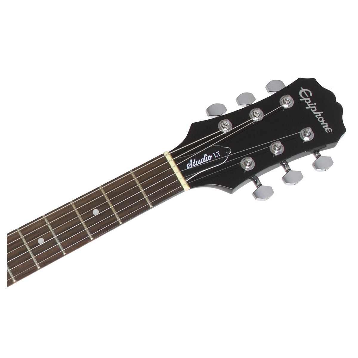 Epiphone Les Paul Studio Lt 2h Ht Rw - Ebony - Enkel gesneden elektrische gitaar - Variation 4