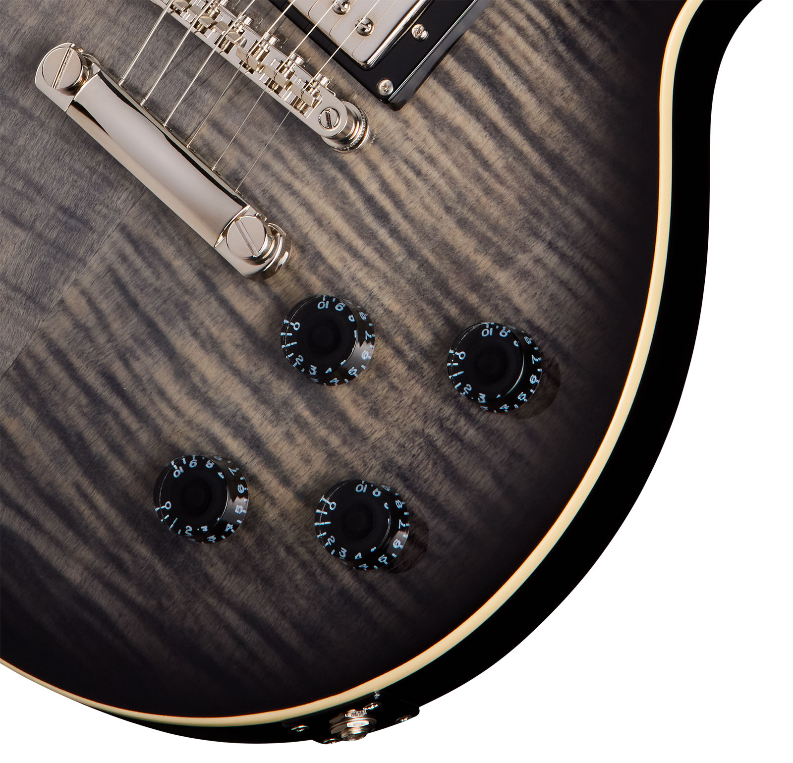 Epiphone Les Paul Tribute Plus Ibg 2h Ht Rw - Ebony Burst - Single cut gitaar - Variation 3