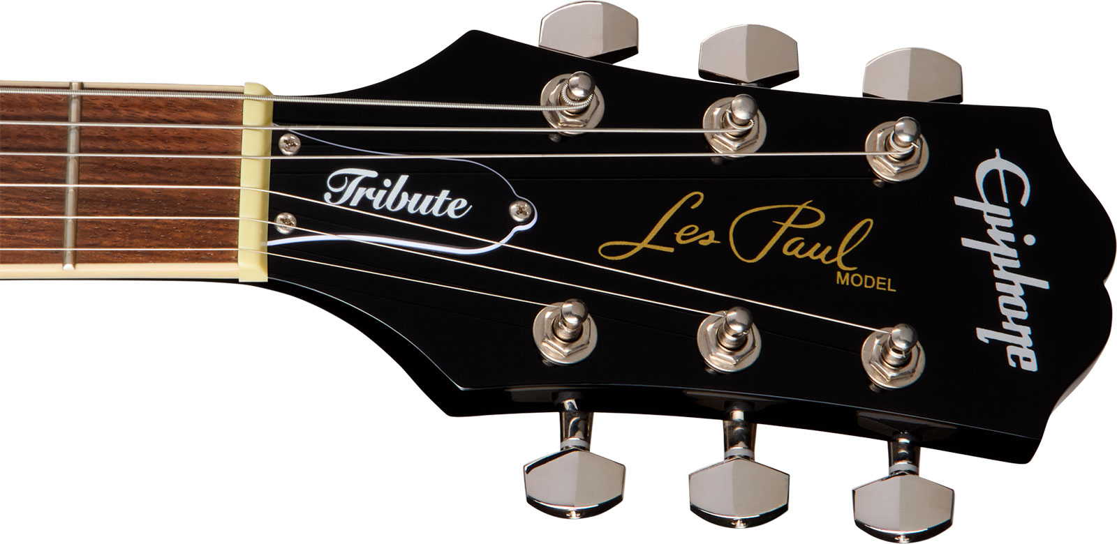 Epiphone Les Paul Tribute Plus Ibg 2h Ht Rw - Ebony Burst - Single cut gitaar - Variation 5