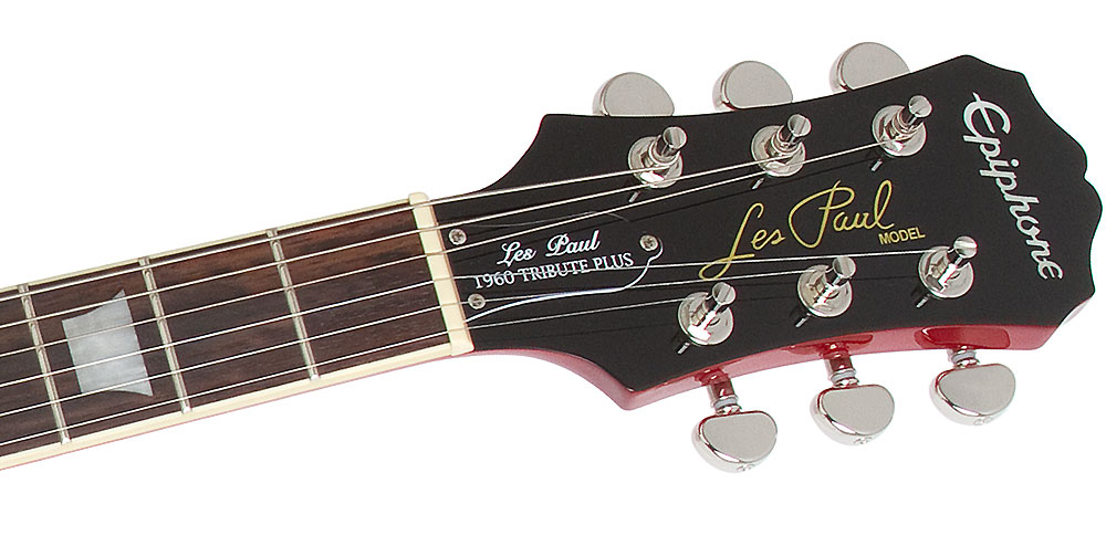 Epiphone Les Paul Tribute Plus Outfit Ch - Faded Cherry - Enkel gesneden elektrische gitaar - Variation 4