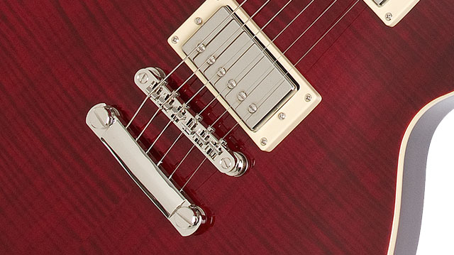 Epiphone Les Paul Tribute Plus Outfit Ch - Black Cherry - Enkel gesneden elektrische gitaar - Variation 2